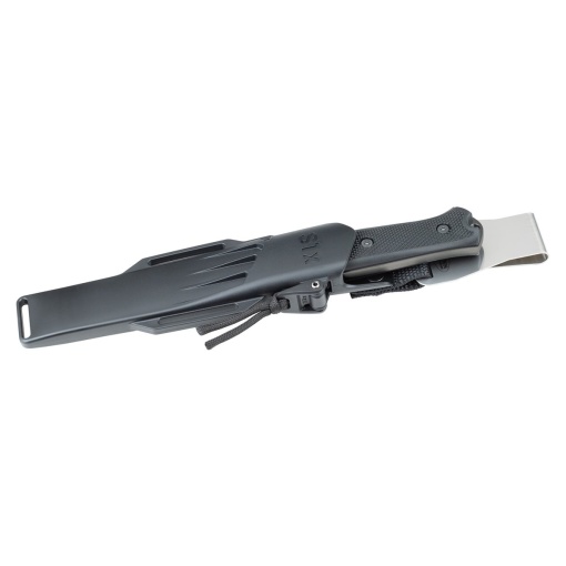 Cutit de supravietuire si bushcraft Fallkniven S1xb – Tungsten Carbide- lama neagra - Img 4