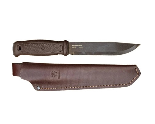 Cutit Morakniv Garberg GRAND Carbon , cu teaca de piele pentru outdoor, vanatoare, bushcraft - Img 10