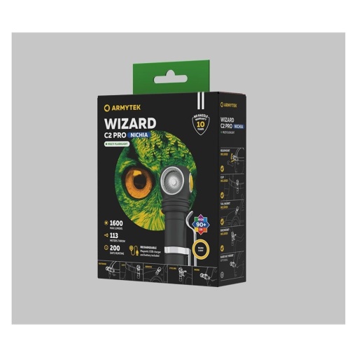 Lanterna multifunctionala Armytek Wizard C2 Pro Nichia Magnet USB - lumina calda - Img 7