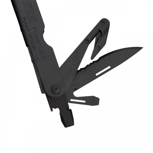 Multi-tool SOG PowerLock Black, V-Cutter, Nylon Pouch - Img 2