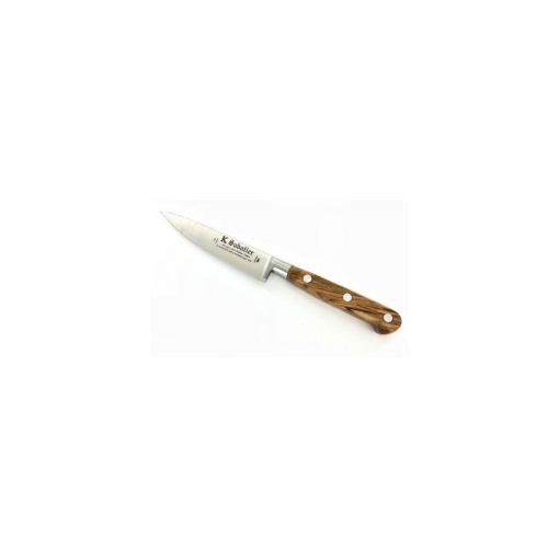 OL-1110-7 Cutit decojit fructe si legume, lungime 7cm, maner din lemn de maslin, Sabatier Authentique - Olive. - Img 2