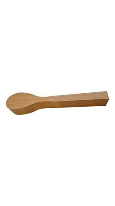 Set 2 linguri si spatula de cioplit din lemn de cires - Img 7