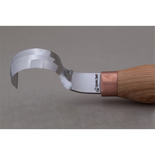 SK2Long Cutit de cioplit linguri 30mm cu maner lung, BeaverCraft - Img 4
