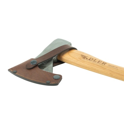 Topor Rheinland Hatchet cu teaca din piele Adler Tools - Img 4