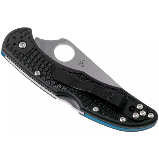 Briceag Delica® 4 Lightweight Thin Blue Line, Spyderco - Img 3