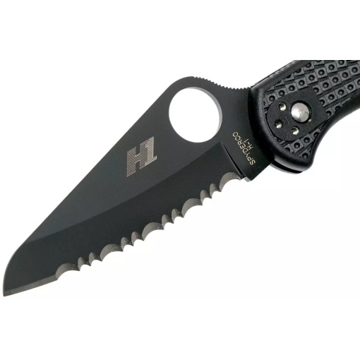 Briceag Salt® 2 FRN negru / lama neagra, Spyderco - Img 8
