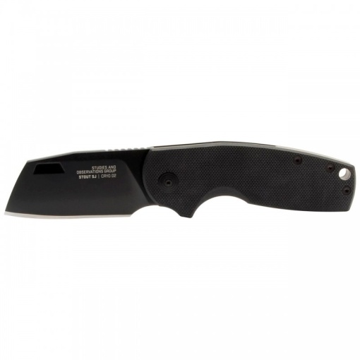 Briceag SOG Stout SJ - Cleaver - Blackout - Img 5