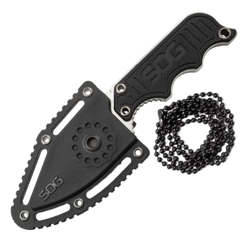 Cutit lama fixa SOG INSTINCT MINI - G10, SATIN - Img 5