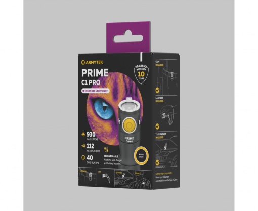 F07901W Lanterna Prime C1 Pro Magnet USB Warm, Armytek - Img 4