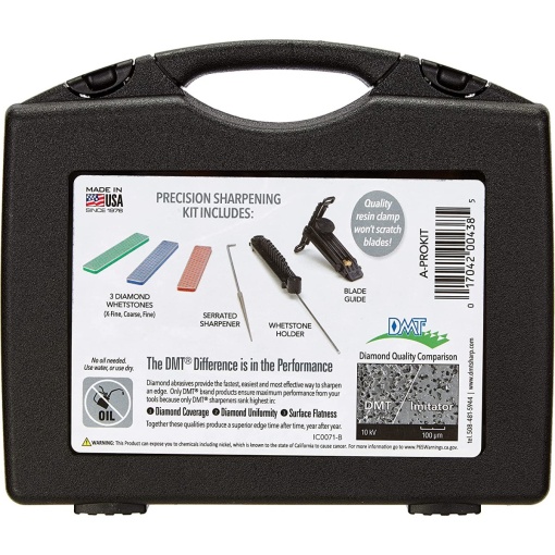 Kit de ascutire Aligner Dia-Sharp Whetstone DMT cu pietre de ascutit diamantate in cutie robusta - Img 4
