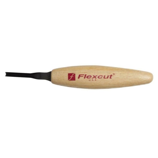 Micro dalta adanca cu varf in V la 45° pentru sculptura in lemn, Flexcut - Img 4