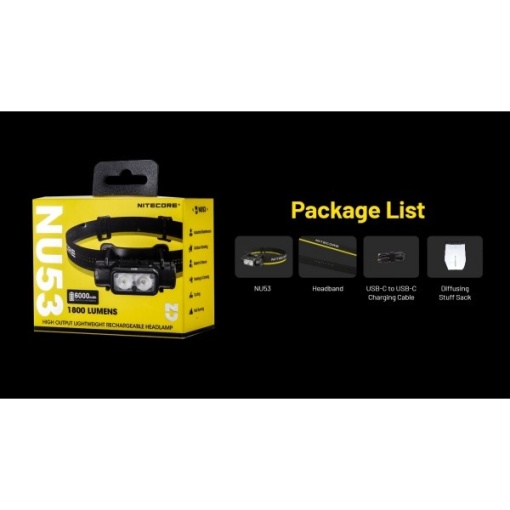 Nitecore NU53, Lanterna Frontala - Img 5