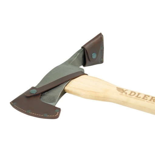 Topor profesional special pompieri cu teaca din piele, Adler Tools - Img 4