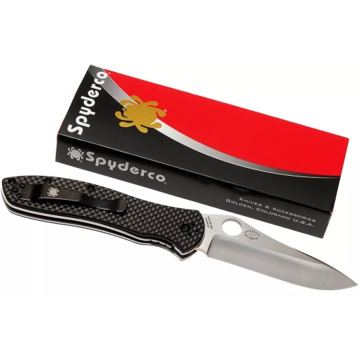 Briceag Bradley Folder™ 2 Carbon Fiber, Spyderco - Img 9