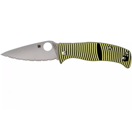 Briceag Caribbean™ G-10 Negru/Galben Leaf, Spyderco - Img 3