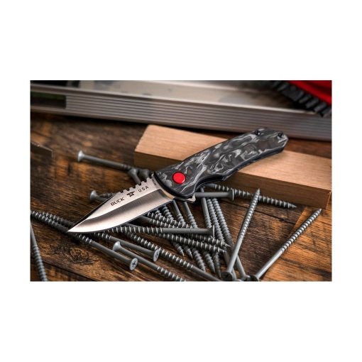 Briceag de buzunar Sprint Classic, Pro Marbled Carbon Fiber Elite, Buck Knives - Img 3