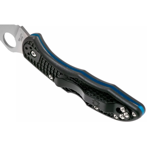 Briceag Delica® 4 Lightweight Thin Blue Line, Spyderco - Img 4