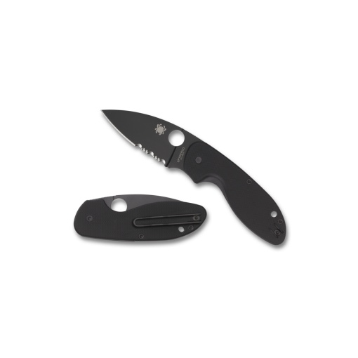 Briceag Efficient™ G-10 negru/lama neagra, Spyderco - Img 11
