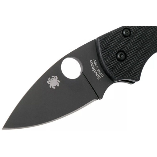 Briceag Lil' Native® G-10 negru / lama neagra, Spyderco - Img 3