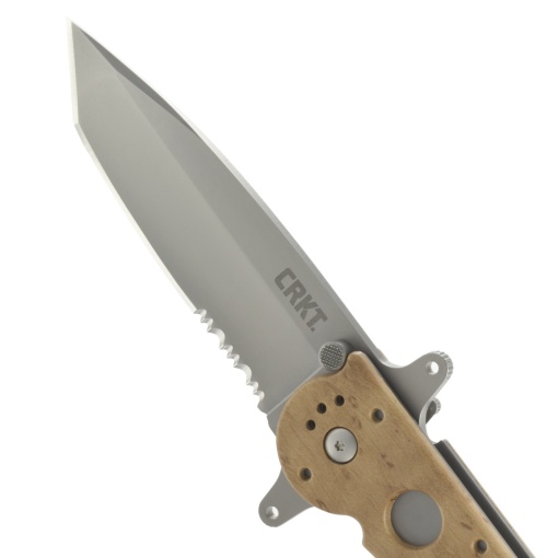 Briceag M16-14ZSF Desert w/Triple Point Serrations, CRKT - Img 5