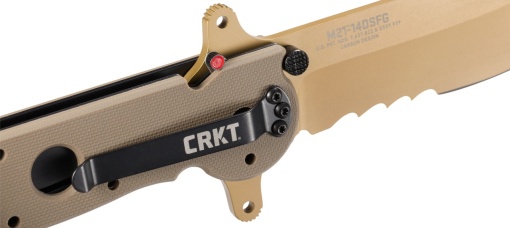 Briceag M21-14DSFG Desert w/Veff Serrations, CRKT - Img 7