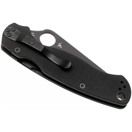 Briceag Para Military™ 2 G-10 negru / lama neagra, Spyderco - Img 3