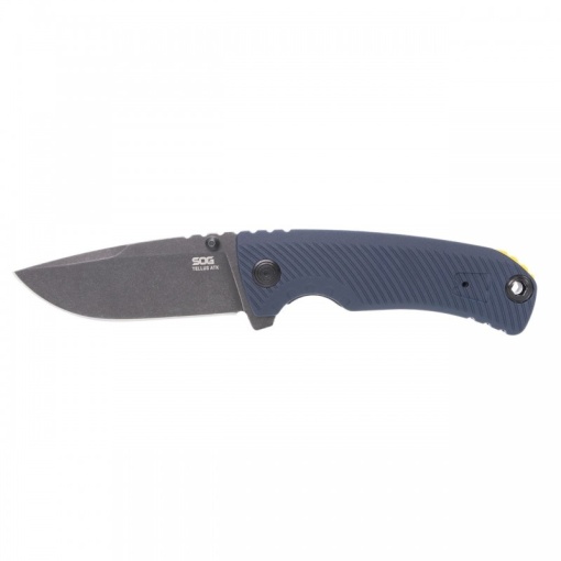 Briceag SOG TELLUS ATK - Squid Ink - Yellow - Img 6
