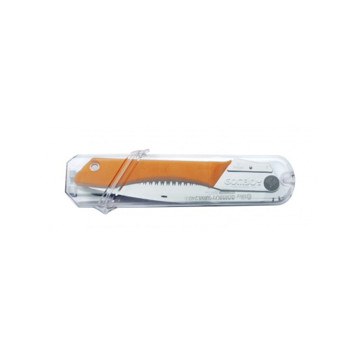 Fierastrau pliabil bushcraft/camping Silky Gomboy curbat 240mm cu 8dinti/30mm - Img 2