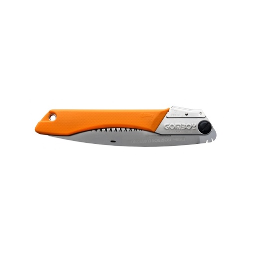 Fierastrau pliabil bushcraft/camping Silky Gomboy curbat 240mm cu 8dinti/30mm - Img 4