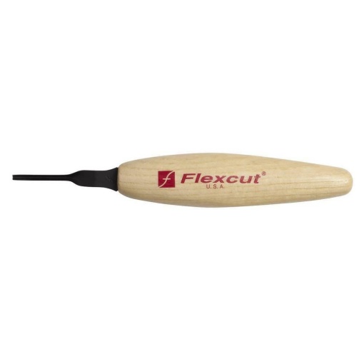 Micro dalta adanca cu varf in V la 60° pentru sculptura in lemn, Flexcut - Img 2