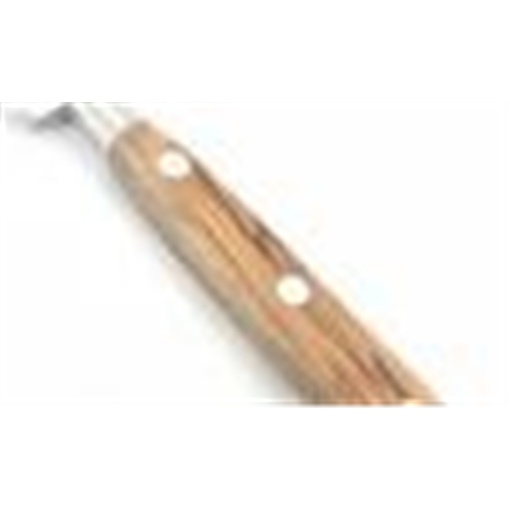 Set 6 cutite friptura, lungime 10cm, maner din lemn de maslin, Sabatier Authentique - Olive. - Img 3