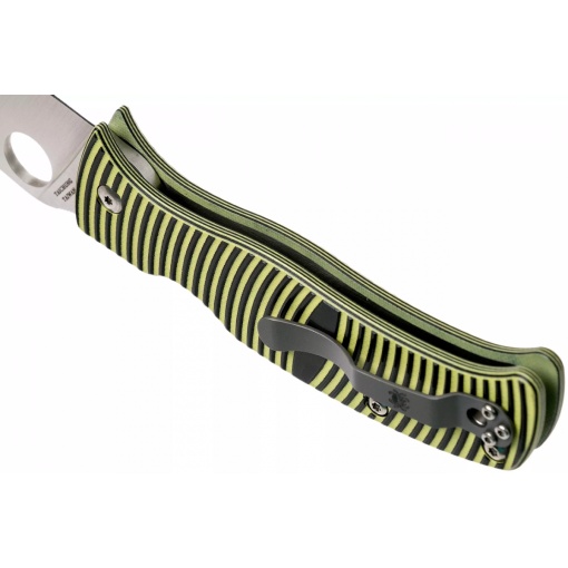 Briceag Caribbean™ G-10 Negru/Galben Leaf, Spyderco - Img 7
