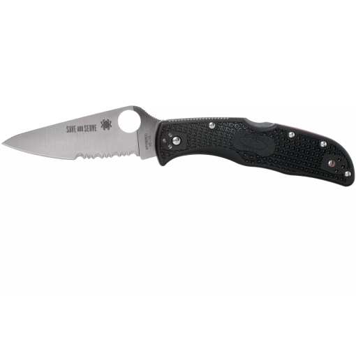 Briceag Endela® Lightweight Thin Blue or Red Line, Spyderco - Img 2