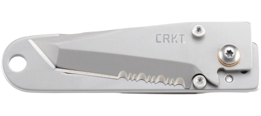 Briceag K.I.S.S. Silver w/Triple Point Serrations, CRKT - Img 4