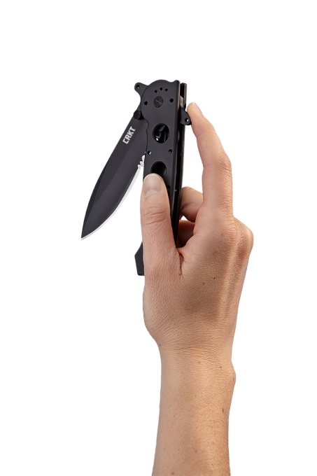 Briceag M21-14SF Black w/Triple Point Serrations, CRKT - Img 4