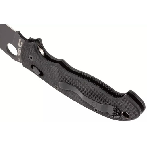 Briceag Manix™ 2 XL G-10 negru / lama neagra, Spyderco - Img 4