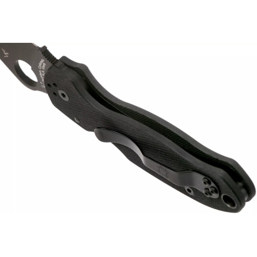 Briceag Para™ 3 G-10 negru / lama neagra, Spyderco - Img 4