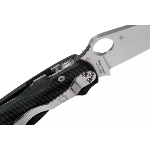 Briceag Para Military™ 2 Black G-10, Spyderco - Img 4
