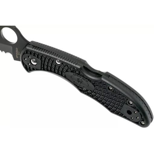 Briceag Salt® 2 FRN negru / lama neagra, Spyderco - Img 10