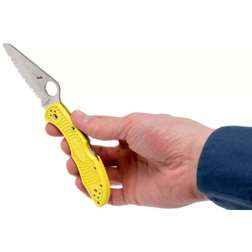 Briceag Salt® 2 FRN Yellow, Spyderco - Img 11