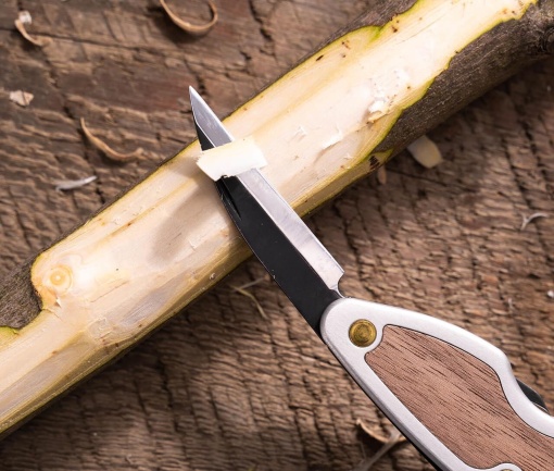 Briceag Whittlin' Jack cu 2 lame, pentru sculptura in lemn, Flexcut - Img 5