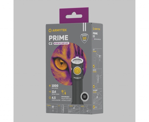 F08001C Lanterna Prime C2 Magnet USB White, Armytek - Img 5