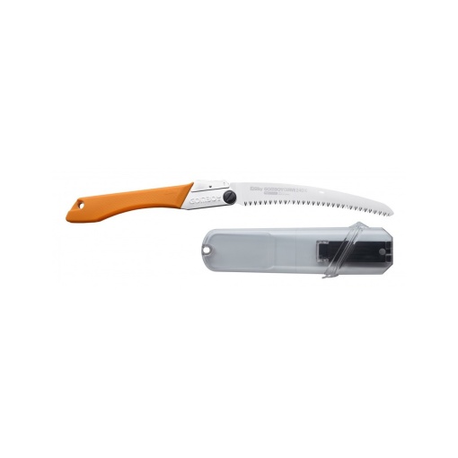 Fierastrau pliabil bushcraft/camping Silky Gomboy curbat 240mm cu 8dinti/30mm - Img 3