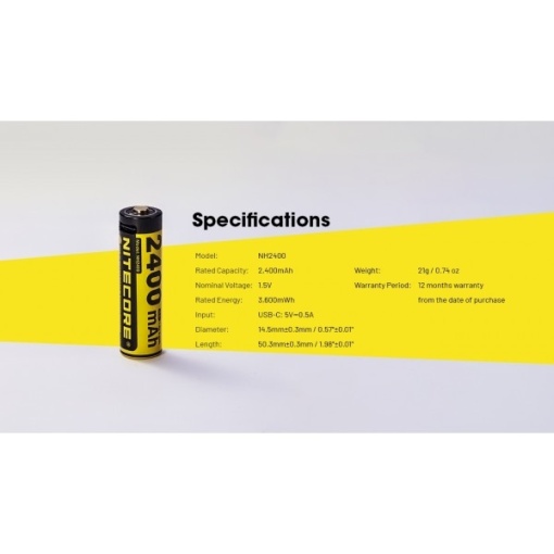 Nitecore NH2400, Set Acumulatori AA - Img 10