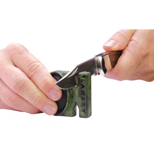 Unealta de ascutit cutite, de buzunar Quick Fix Sharpener Camo LANSKY - Img 3