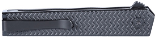 Briceag CEO Microflipper Black Drop Point, CRKT - Img 4