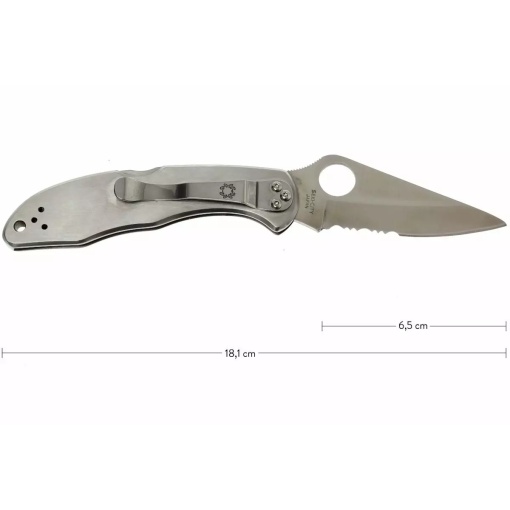 Briceag Delica® 4 Stainless, Spyderco - Img 3