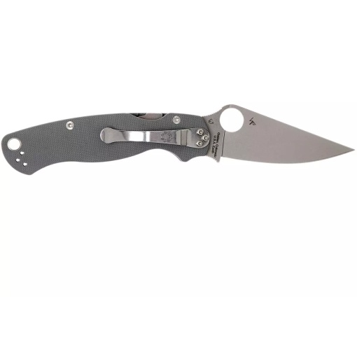 Briceag Para Military™ 2 G-10 Dark Gray Maxamet, Spyderco - Img 9