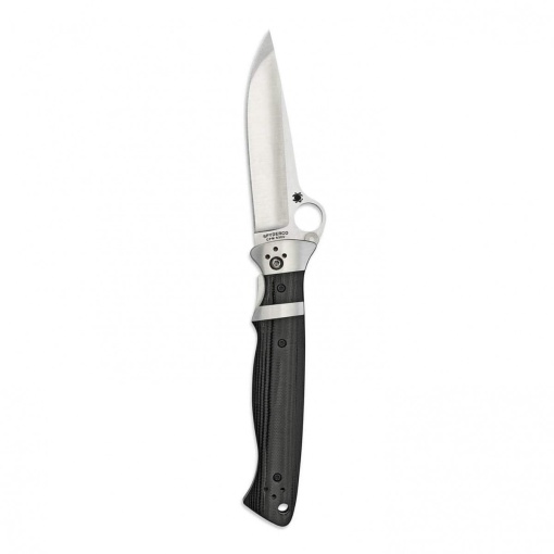 Briceag Vallotton Sub-Hilt™ G-10 Black, Spyderco - Img 2