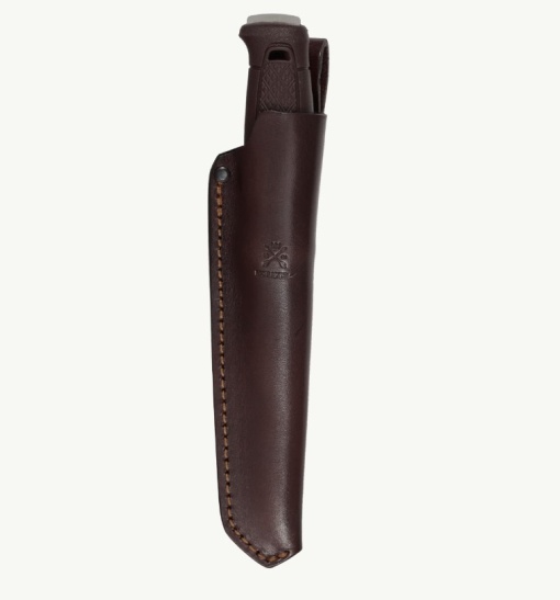 Cutit Morakniv Garberg GRAND din inox , cu teaca de piele pentru outdoor, vanatoare, bushcraft - Img 7